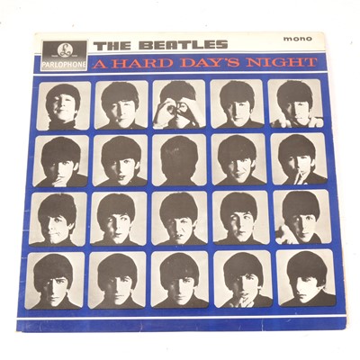 Lot 263 - The Beatles A Hard Day's Night LP vinyl record; Mono first pressing PMC 1230 matrix 481-3N/482-3N, Emitex sleeve.