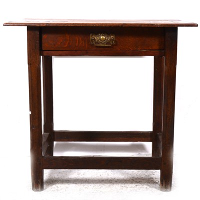 Lot 534 - An early Victorian oak side table