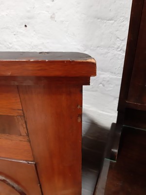 Lot 160 - A Victorian mahogany bowfront corner cupboard