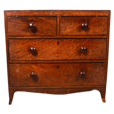 Lot 125 - A Victorian mahogany chest of drawers