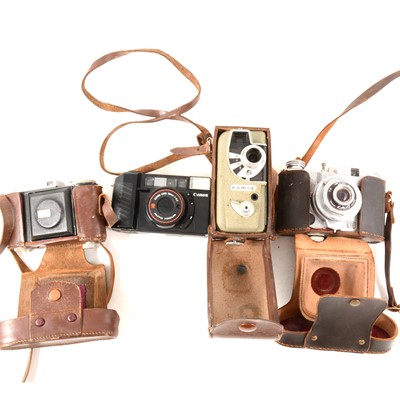 Lot 274 - A box of miscellaneous cameras