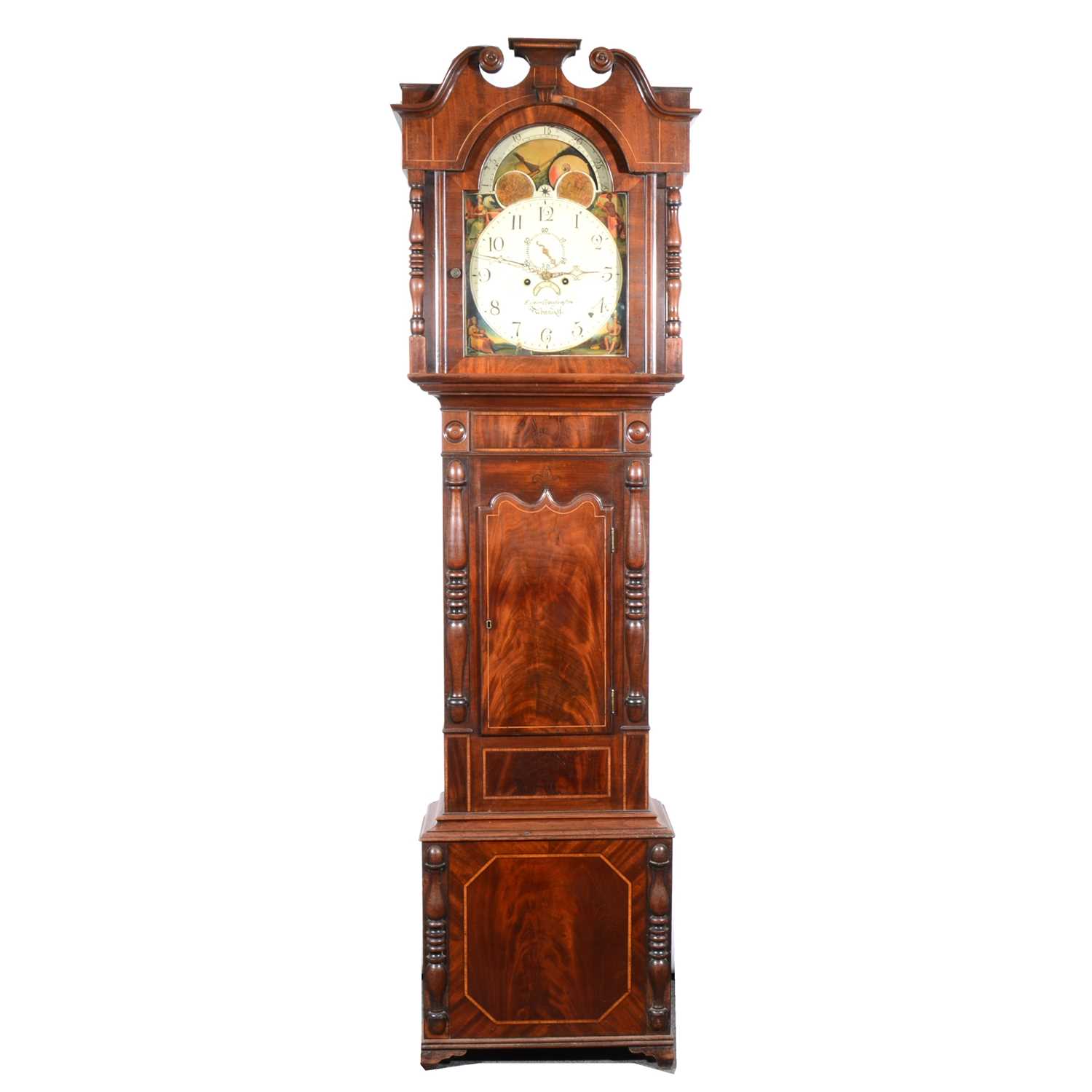 Lot 550 - An early 19th-century mahogany longcase