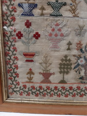 Lot 417 - Two Victorian samplers