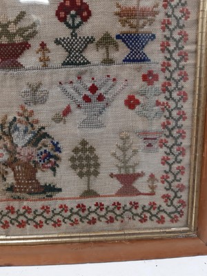 Lot 417 - Two Victorian samplers