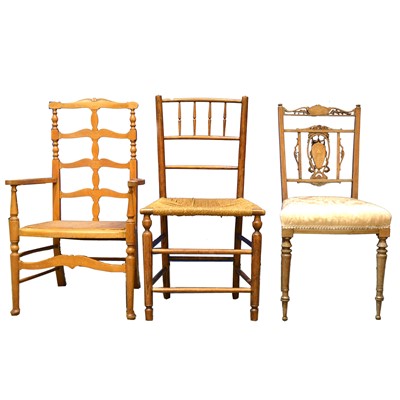 Lot 124 - Three assorted bedroom chairs