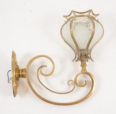 Lot 199 - An Edwardian wall light