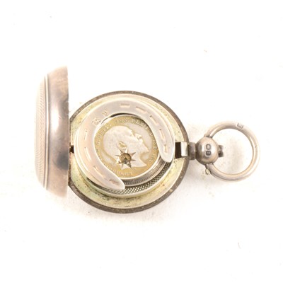 Lot 341 - A silver sovereign case, Alfred Wigley, Birmingham 1899