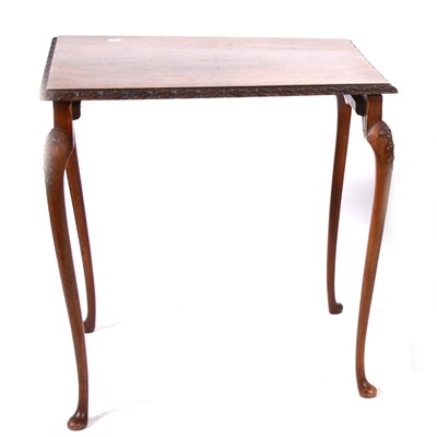 Lot 1508 - A walnut side table