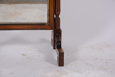 Lot 1535 - A French folding triptych toilet mirror