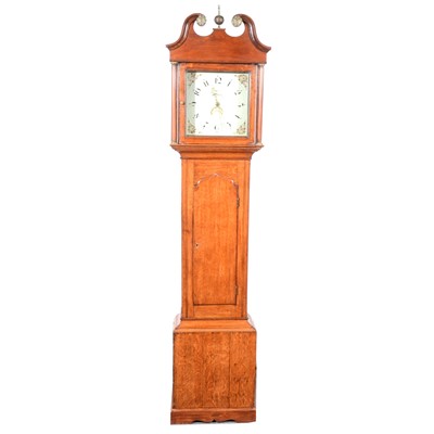 Lot 622 - An oak longcase clock, signed Gillham, Luton