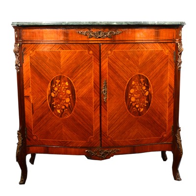 Lot 317 - A Louis Philippe style kingwood and marquetry chiffonier, 20th Century