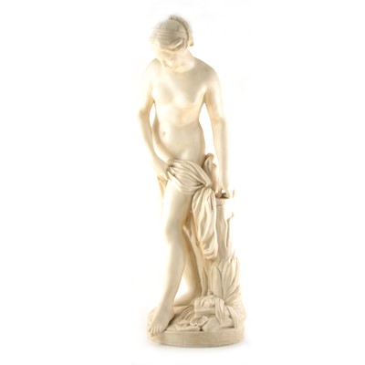 Lot 77 - A large Victorian Parian figure, Venus