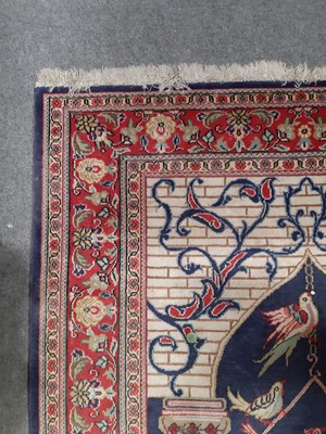 Lot 185 - A Persian pattern rug