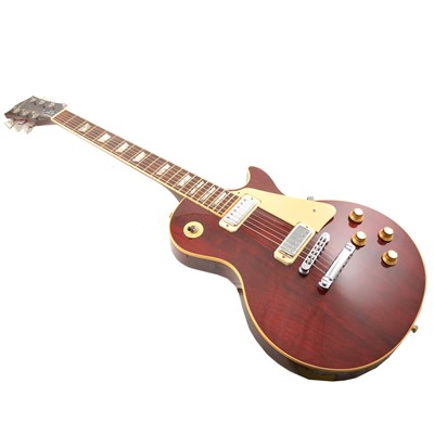 Lot 70 - Gibson Les Paul Deluxe Guitar, 1977, Serial No.73177569, cased.