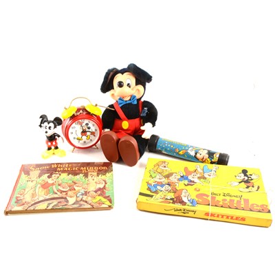 Lot 304 - Snow White and Mickey Mouse vintage collectables.