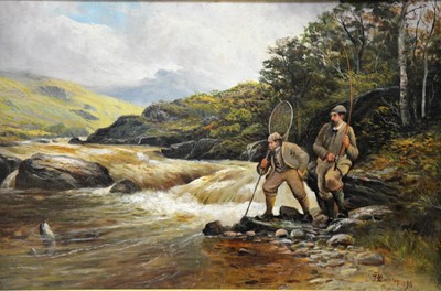 Lot 464 - J. Middleton, Salmon fishing