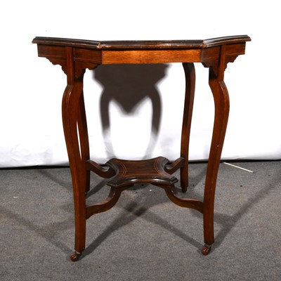 Lot 518 - A Victorian rosewood window table