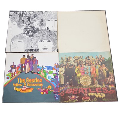 Lot 16 - Four The Beatles LP vinyl records.