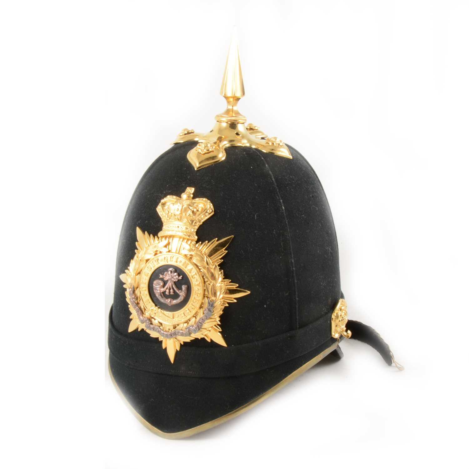 Lot 144 - Oxfordshire Light Infantry "Home Service" Officer's Helmet
