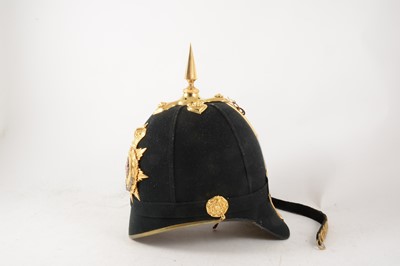 Lot 144 - Oxfordshire Light Infantry "Home Service" Officer's Helmet