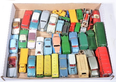 Lot 109 - Dinky and Corgi Toys; one tray of approximately 36 die-cast loose examples