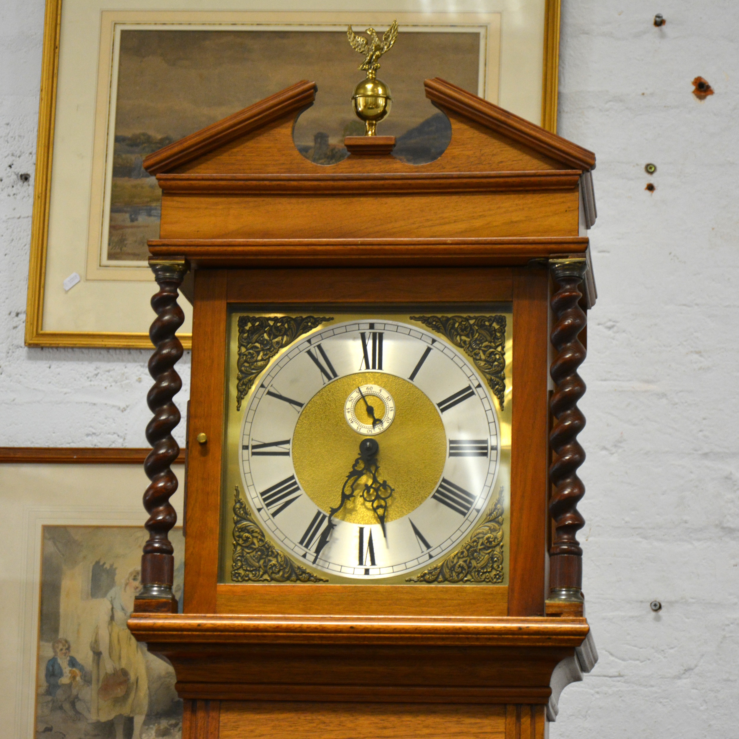 Lot 156 A modern grandmother clock