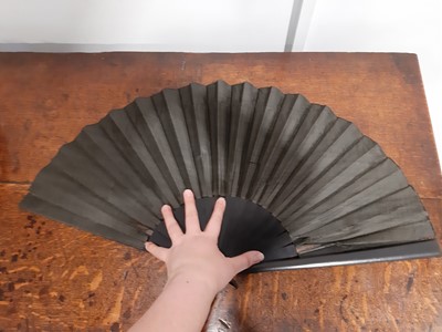 Lot 166 - A Jean Droit vintage fan, and five other vintage fans.