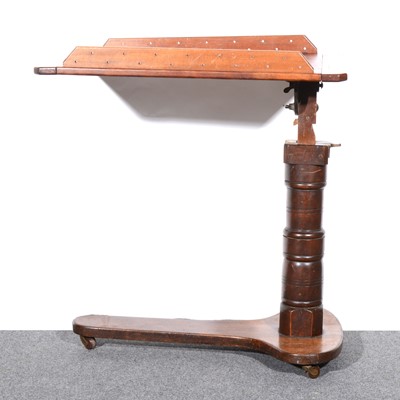 Lot 134 - A Victorian mahogany invalids table