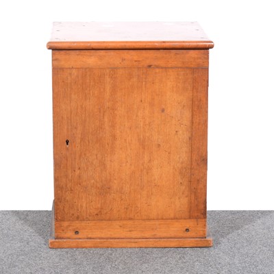 Lot 497 - A mahogany table top stationery cabinet