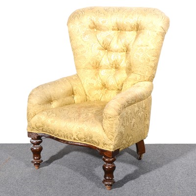 Lot 541 - A Victorian upholstered easy chair