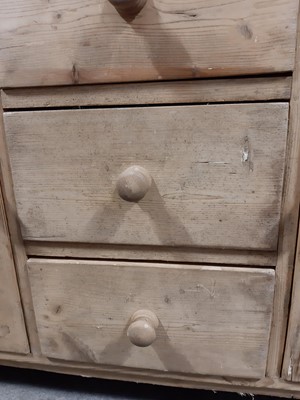 Lot 52 - A small pine sideboard
