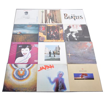 Lot 11 - Approx ninety-one LP vinyl records; including Pink Floyd, The Who, Depeche Mode, Japan etc