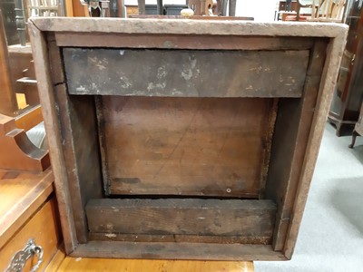 Lot 60 - A Victorian oak and brass coal box