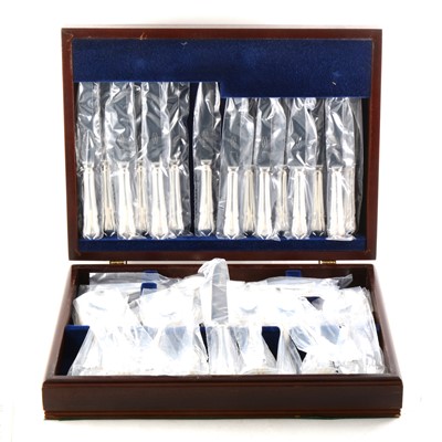 Lot 167 - A Canteen of modern silver-plated cutlery by Butler of Sheffield.