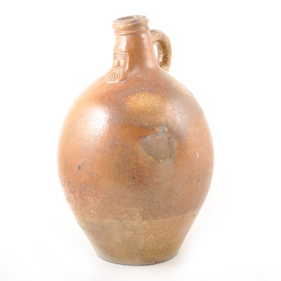 Lot 28 - A stoneware Bellarmine jug, probably English, late 17th or 18th century