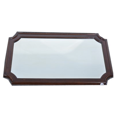 Lot 469 - A mahogany framed wall mirror