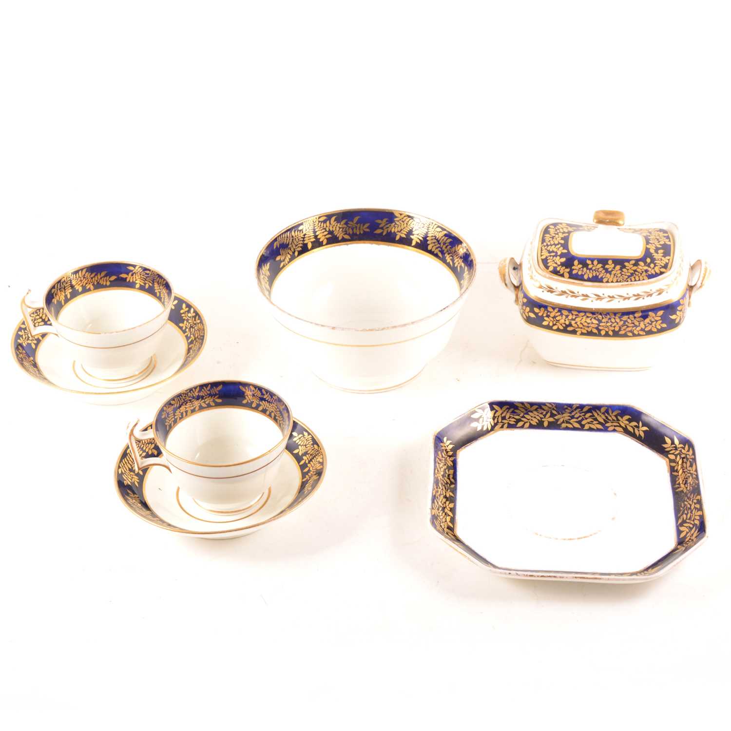 Lot 22 - Spode part teaset, early 19th Century
