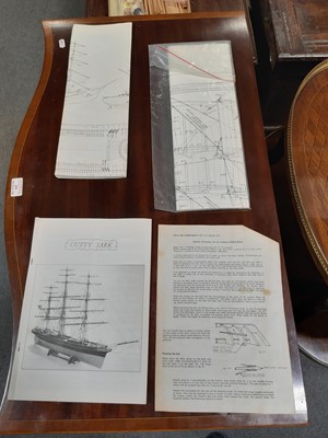 Lot 167 - A part-built model of the Cutty Sark