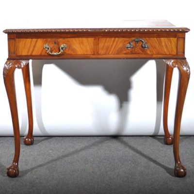 Lot 615 - Mahogany writing table