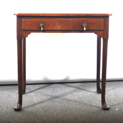 Lot 560 - A George III mahogany side table