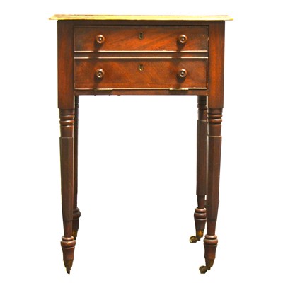 Lot 50 - A Victorian mahogany night table