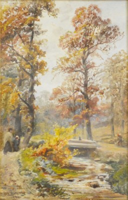 Lot 404 - Willis Hudson, Woodland river