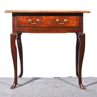 Lot 574 - A Georgian fruitwood side table