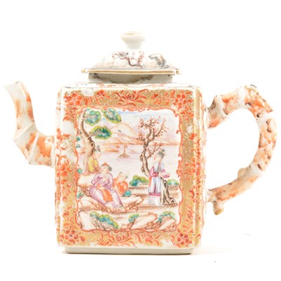 Lot 65 - Chinese famille rose tea kettle