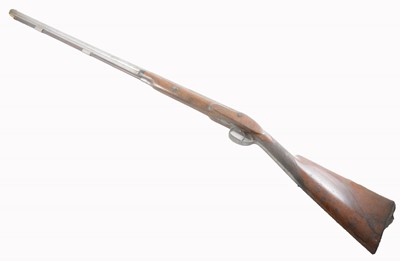 Lot 250 - A 19th Century Single Barrel Percussion Sporting Gun by Westley Richards