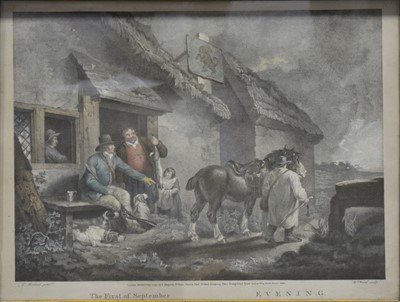 Lot 433 - Five George Morland prints, including The Door of The Village Inn