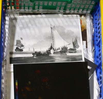 Lot 498 - A large quantity of transparencies and photographic reproductions of Dutch paintings.