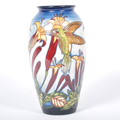 Lot 60 - A Moorcroft Pottery vase, 'Sweet Nectar' by Paul Hilditch