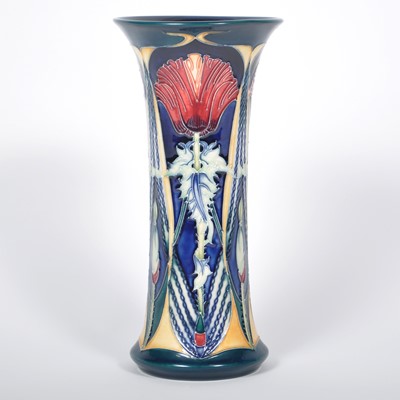 Lot 555 - A Moorcroft Pottery vase, 'Ophir' designed by Rachel Bishop for Liberty & Co.