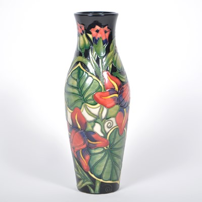 Lot 557 - A Moorcroft Pottery vase, 'Palmata' designed by Shirley Hayes